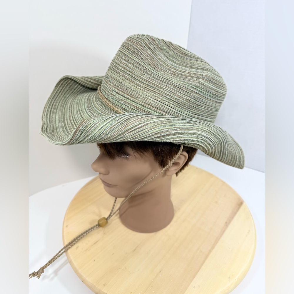 San Diego Hat Company Striped Tan Cowboy Hat